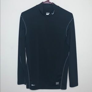 BLACK NIKE PRO TIGHT SHIRT SIZE L
